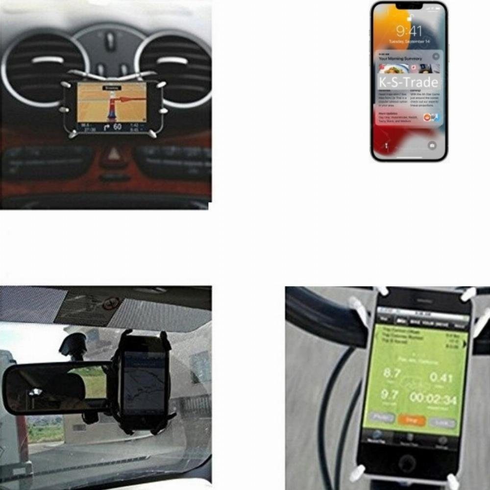 K-S-Trade Smartphone-Halterung, (Kompatibel mit Apple iPhone 13 Pro Max  Autohalterung & Tischständer schwarz „Spider“. Lüftungshalterung Halterung  Rückspiegel, Fahrradhalterung etc. Stativ) online kaufen | OTTO