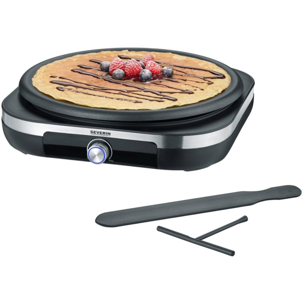 Severin Crêpesmaker CM 2199 - Crepesmaker - edelstahl-gebürstet/schwarz, 1500 W
