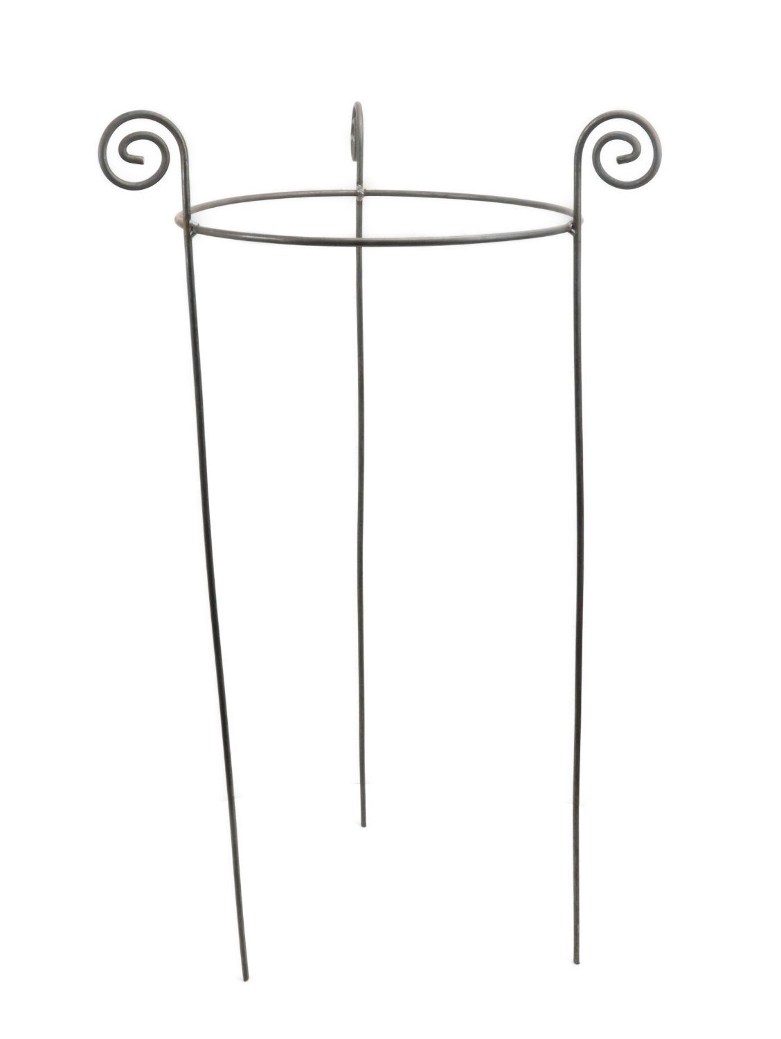 Hirsch Terracotta Rankgitter Staudenhalter BODO rund Ø 40 cm H 95 cm Vollmetall, Ø 40 - Höhe 95 cm