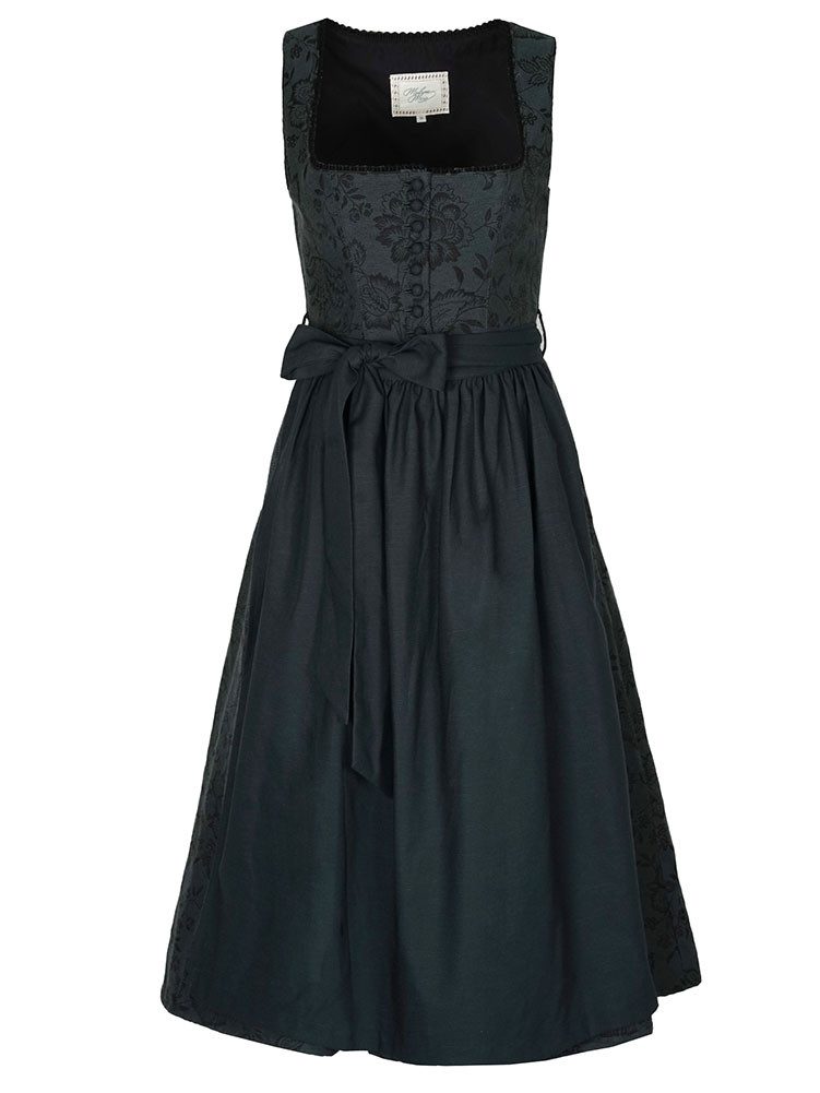 Madame Marie Dirndl Dirndl Marenthia 75cm Länge flaschengrün