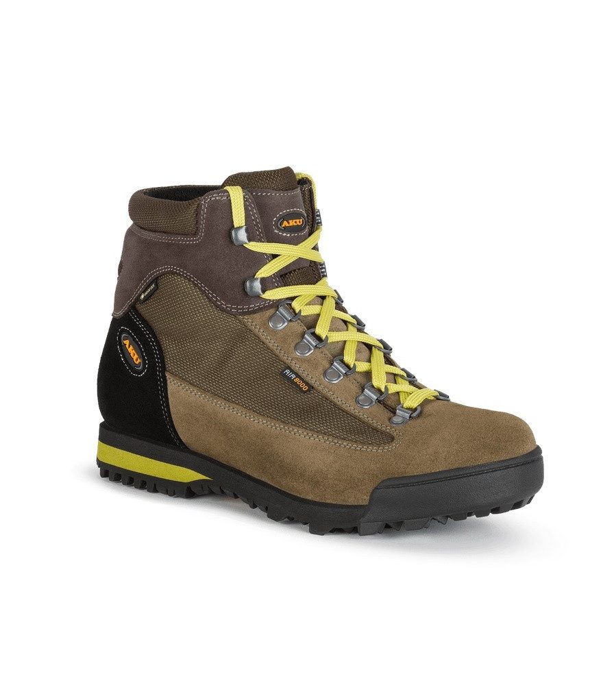 AKU Slope Original GTX (Trekking, wasserdicht, Made in Italy) braun/lime Wanderschuh