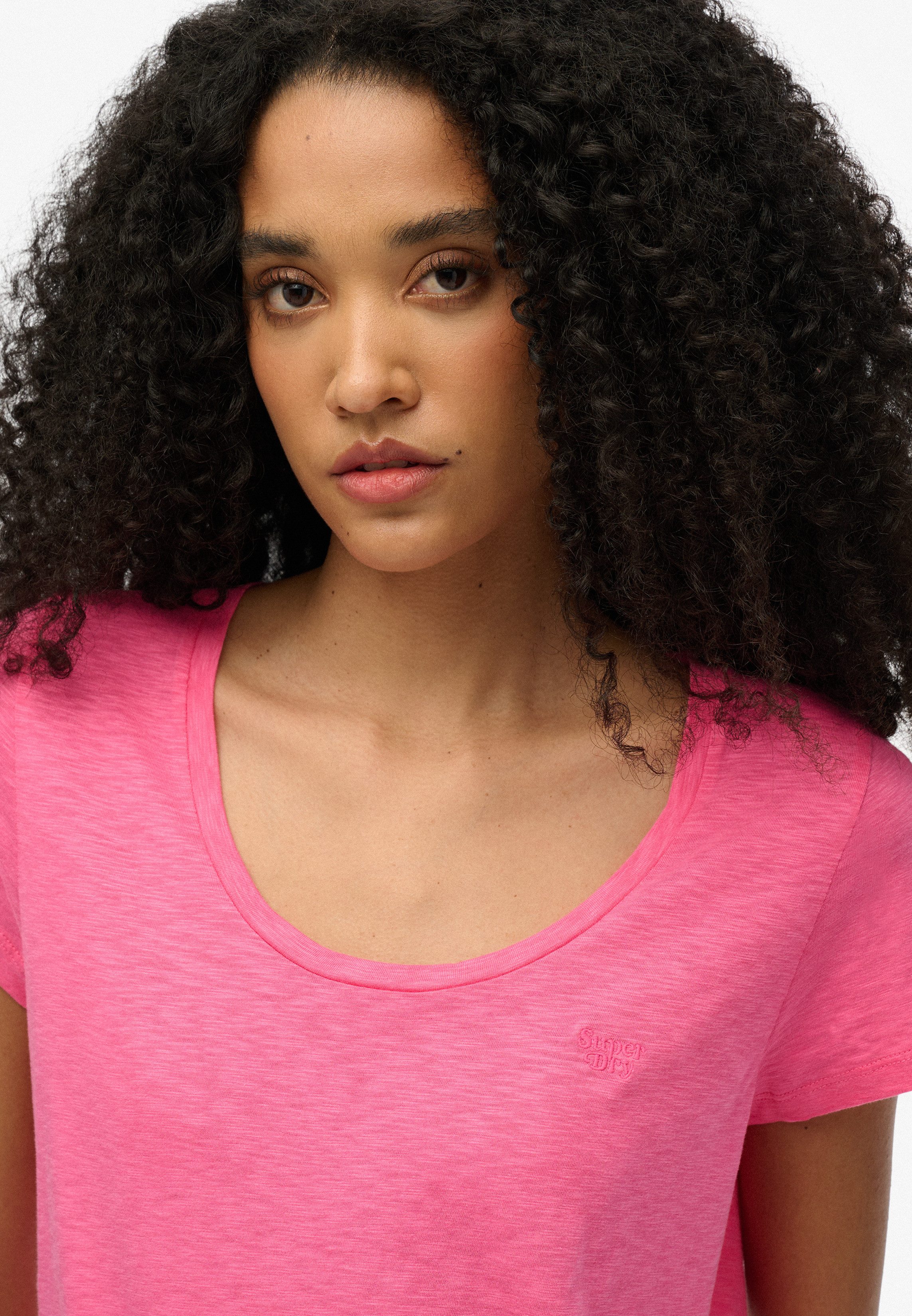 Superdry Kurzarmshirt SCOOP NECK TEE günstig online kaufen