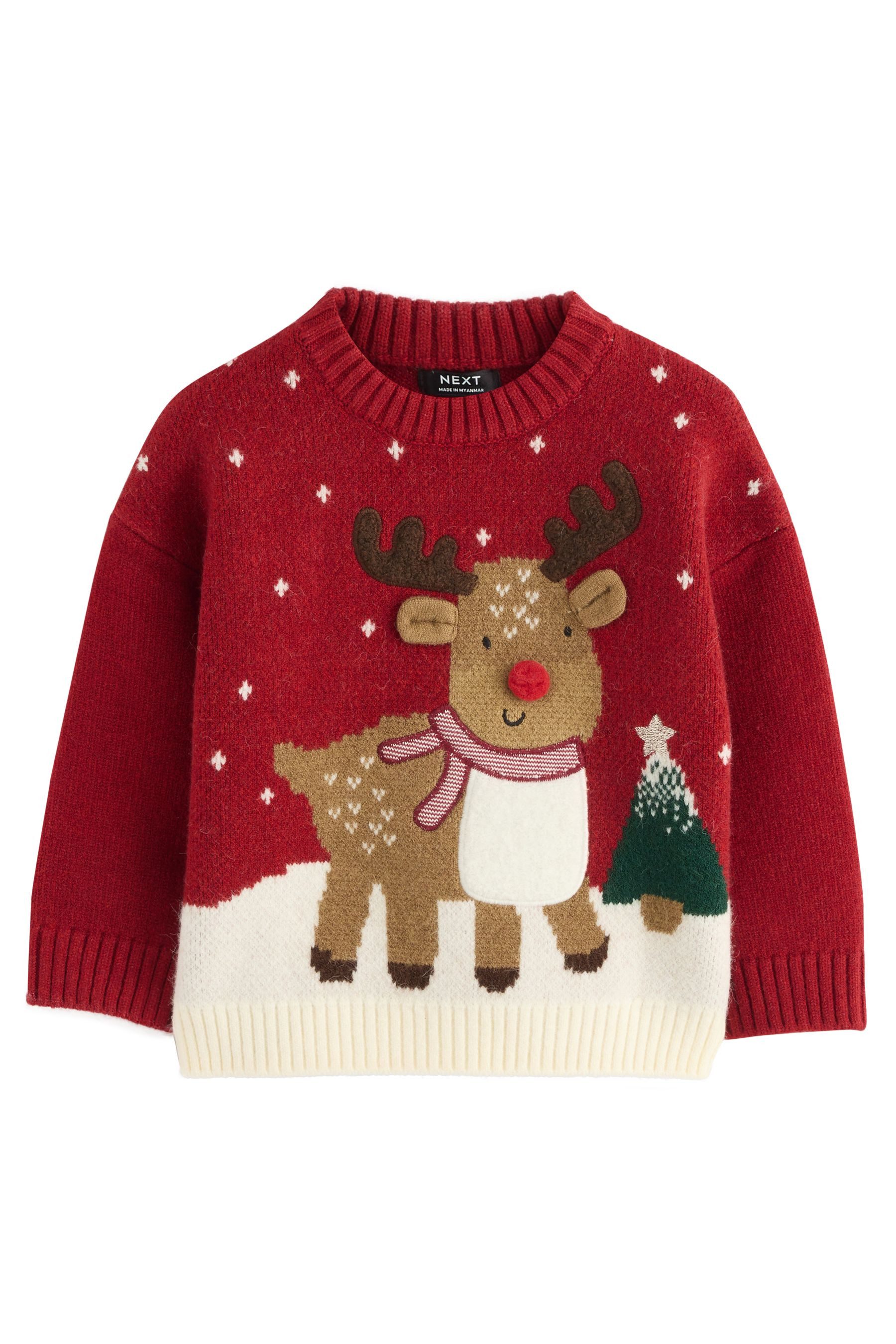 Bright Red Reindeer