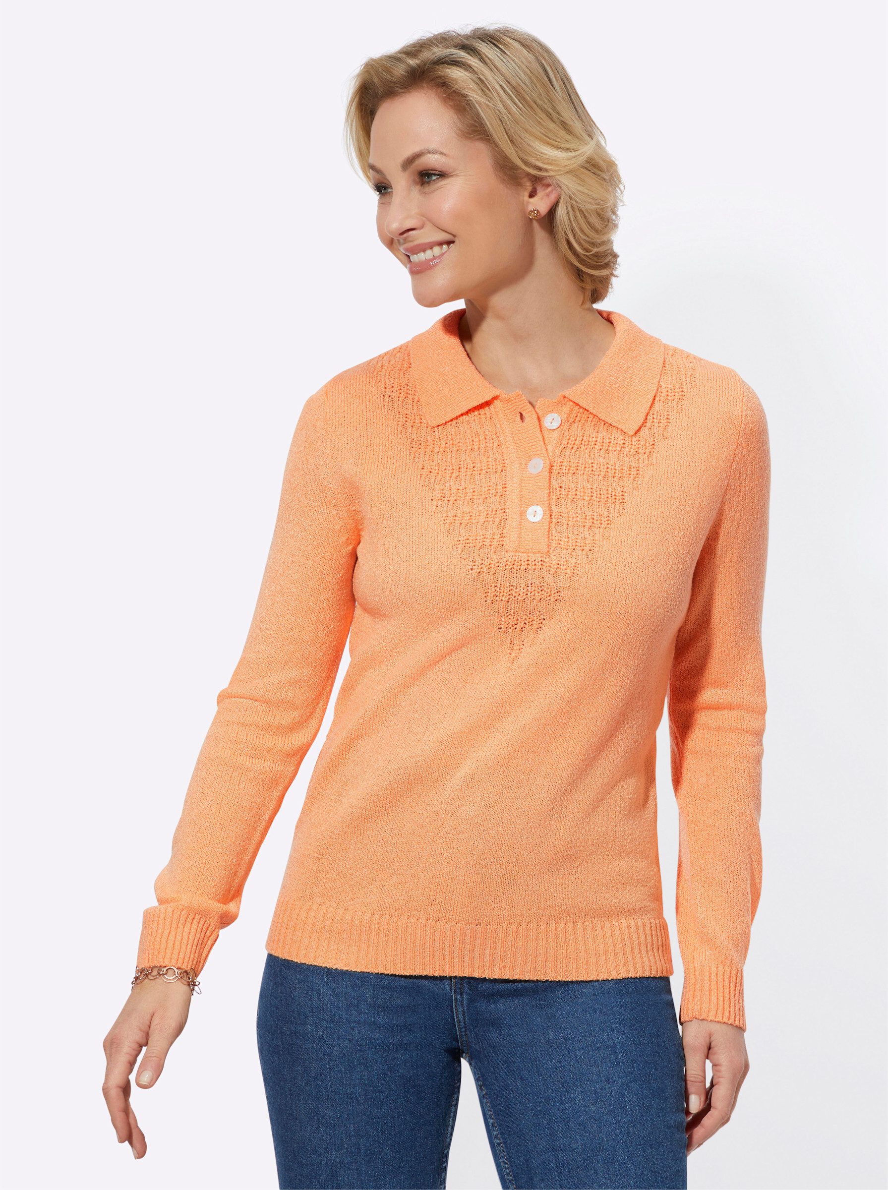 Strickpullover Polopullover