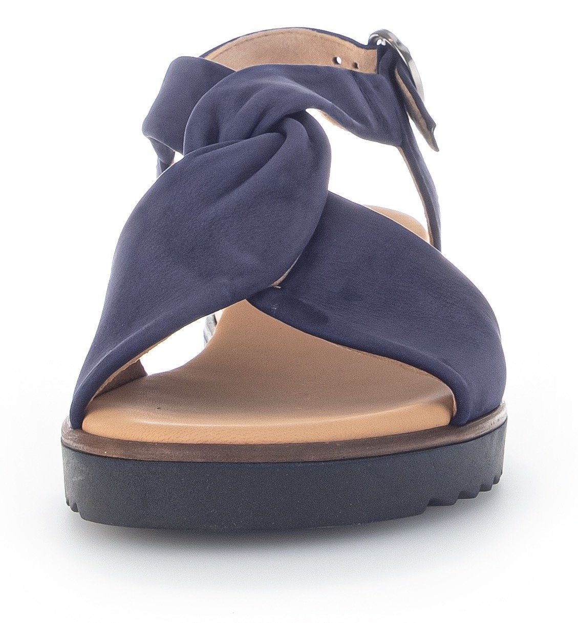 Gabor GENUA Sandalette, Sommerschuh, Sandale, Keilabsatz, mit verstellbarem Fersenriemchen