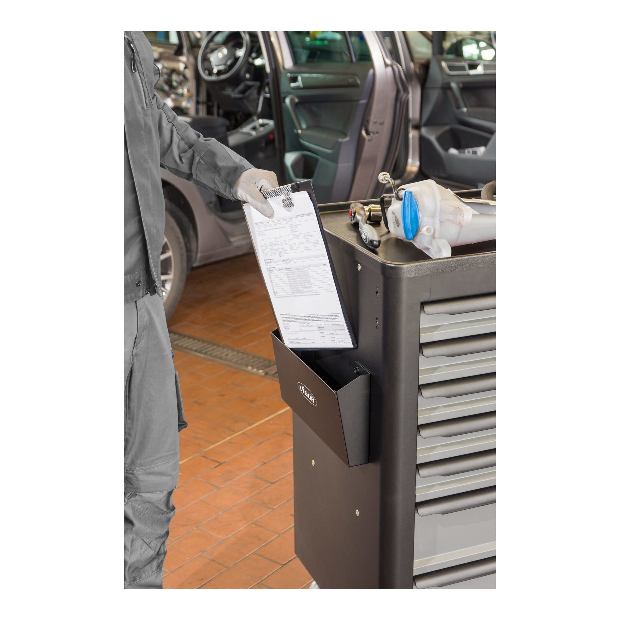 VIGOR Werkstattwagen VIGOR Dokumenten-Halter klein V6393-S