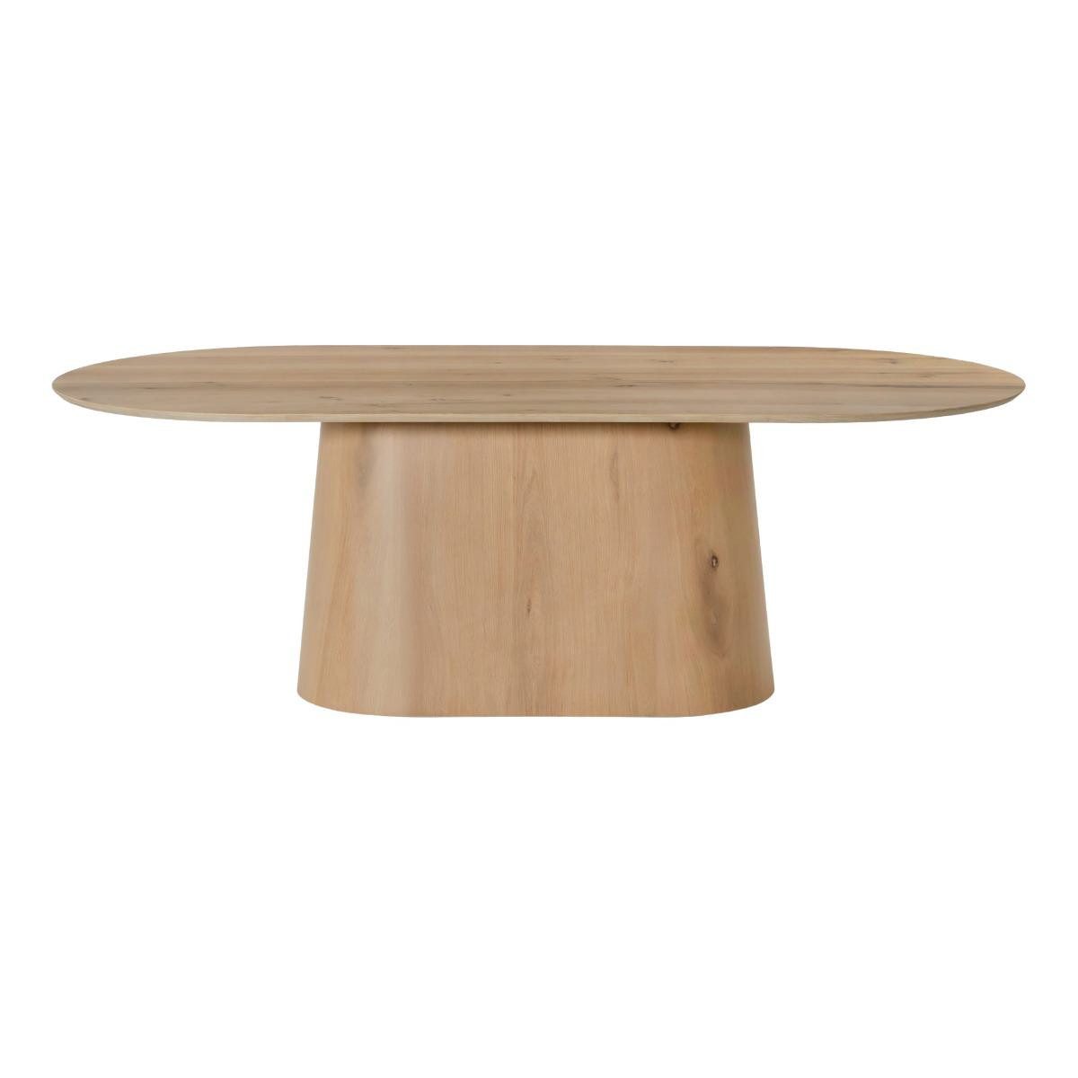 Natur24 Esstisch Novero Tisch 110 x 230 x 76 cm Eichenholzfurnier Braun