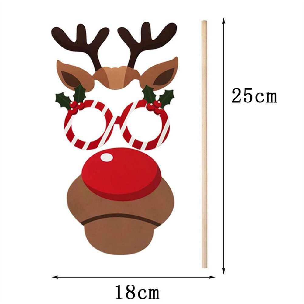 Foto Dekorationen,Weihnachtsbilder Foto Coonoor Weihnachten Sticks Requisiten Papierdekoration