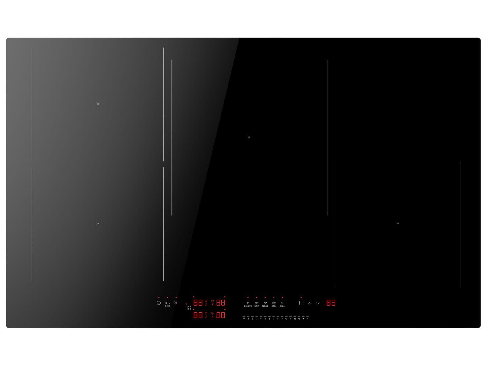 Amica Induktions-Kochfeld 9KMI772680C, Timer, TouchControl-Bedienung