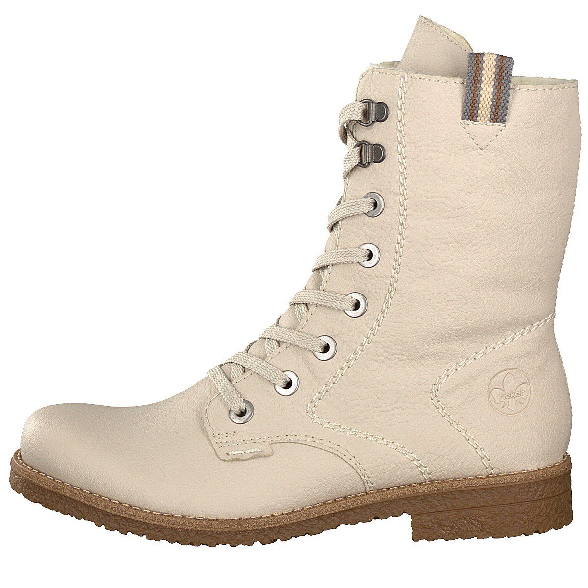 Schnürboot Rieker Schnürboots Damen Rieker beige