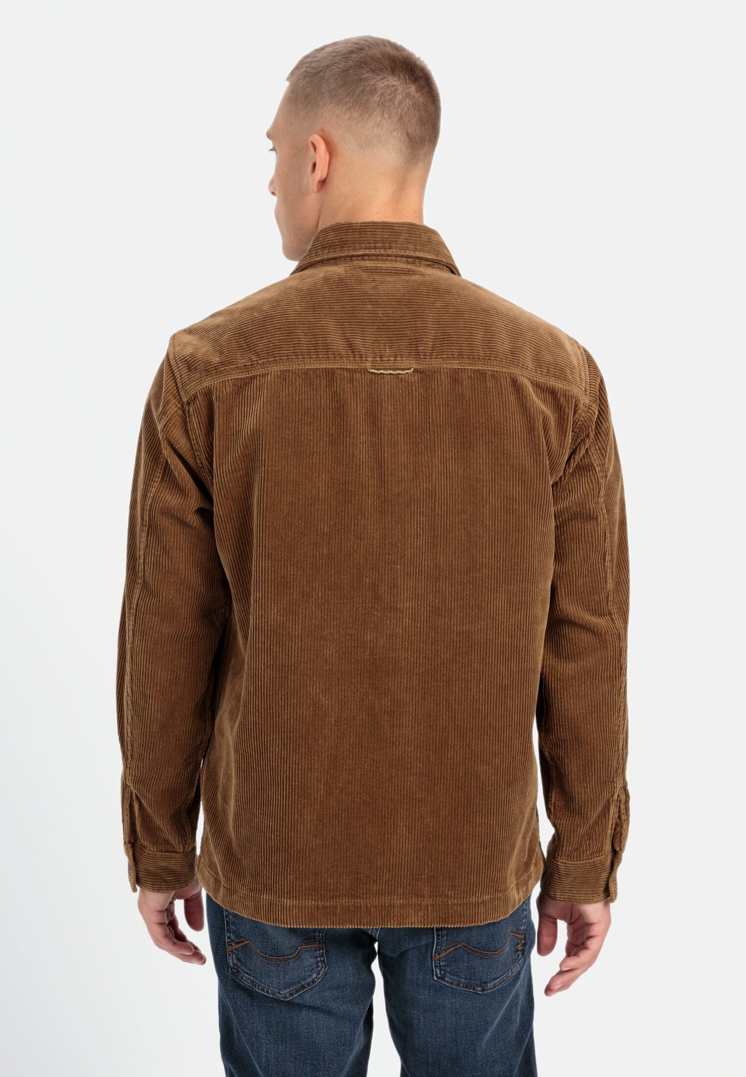 camel active Hemdjacke aus reiner Baumwolle günstig online kaufen
