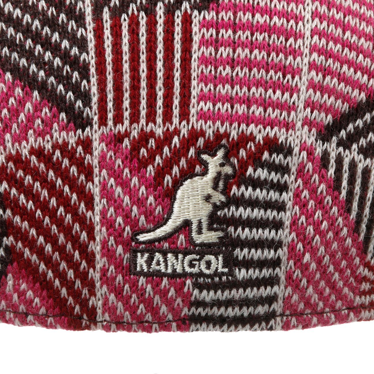 pink mit Kangol Cap Schirm Schirmmütze (1-St) Flat