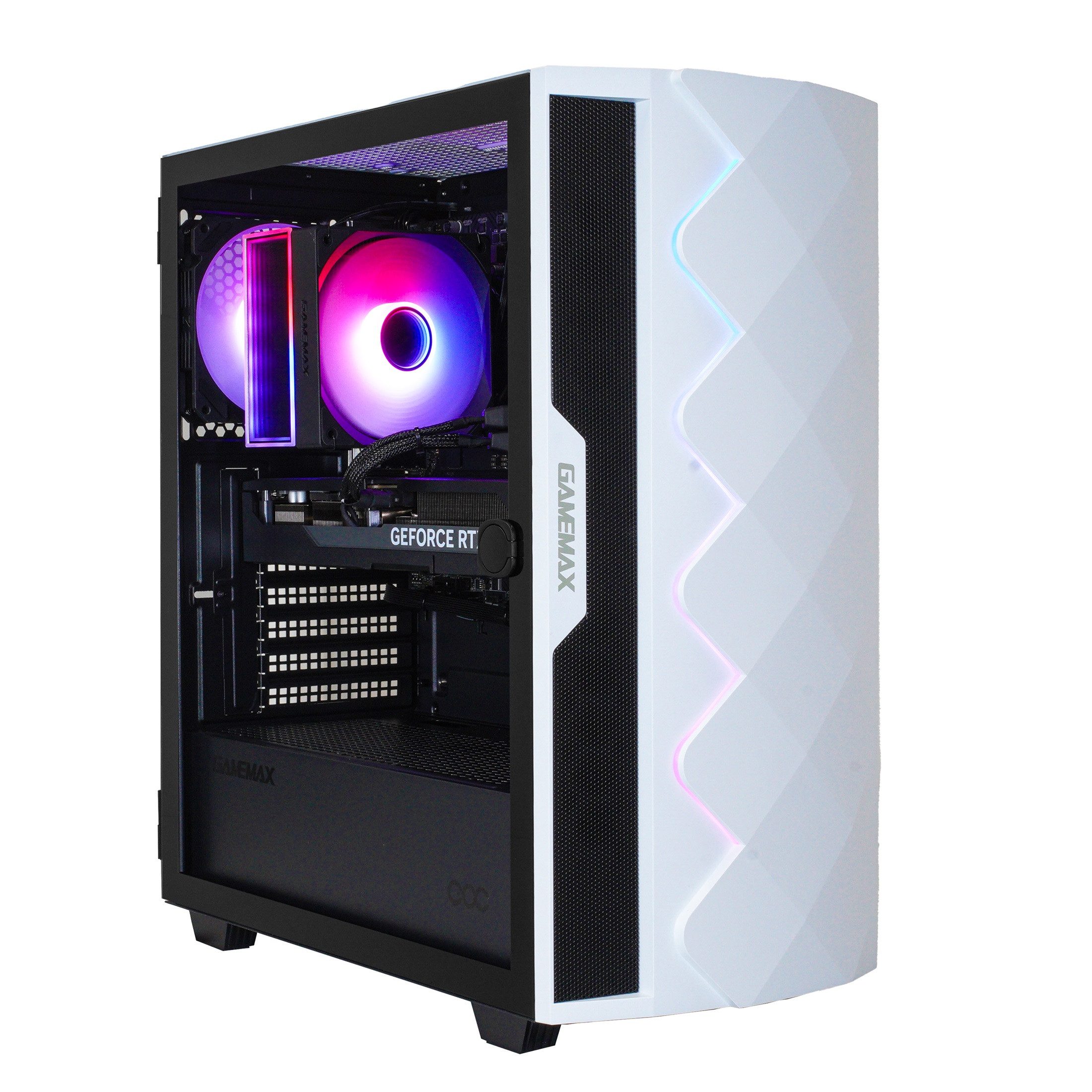 GAMEMAX Diamond WT 7586 Intel Core i7 14700F RTX 5070Ti 32GB DDR4 1TB SSD Gaming-PC (Intel Core i7 14700F, RTX 5070Ti, 32 GB RAM, 1000 GB SSD, Luftkühlung aktiv, Windows 11)