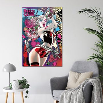 PYRAMID Poster Batman Poster Comic Harley Quinn Neon 61 x 91,5 cm