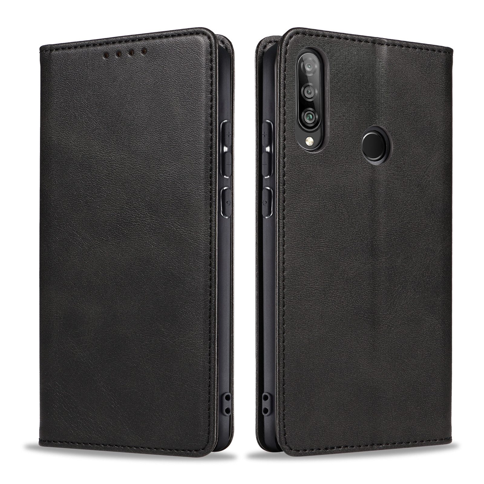 Tec-Expert Handyhülle Tasche Hülle für Huawei P30 Lite 6.15 Zoll, 6.15 ", Cover Klapphülle Case mit Kartenfach Fliphülle aufstellbar