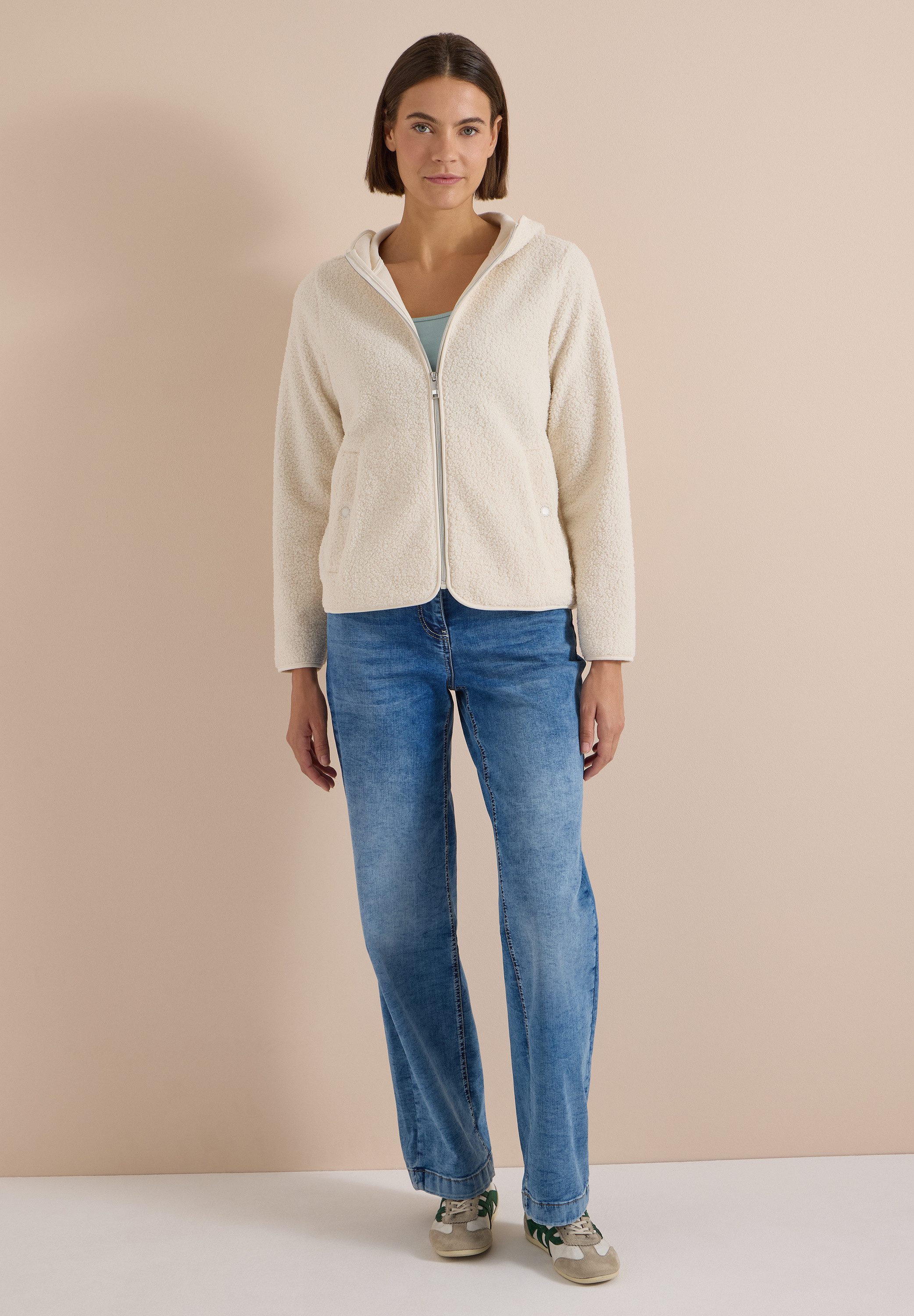 CECIL Cardigan mit Kapuze