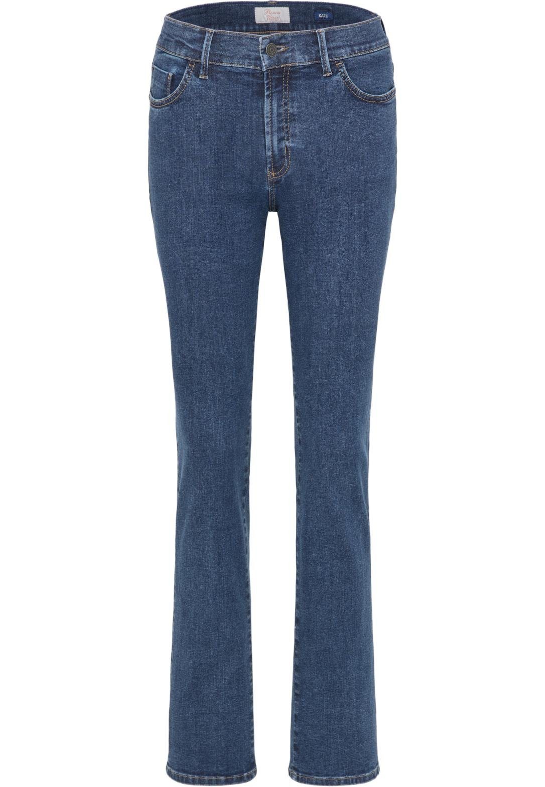 - 3213 PIONEER mid Stretch-Jeans Pioneer 4010.05 KATE Jeans blue Authentic POWERSTRETCH