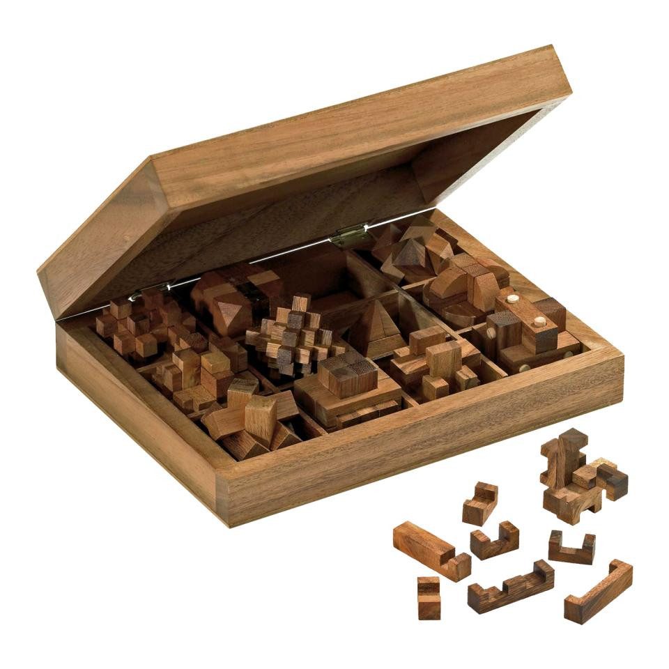 Philos Spiel, Puzzle-Edition - 12 Stück - Denkspiel - Knobelspiel - Geduldspiel