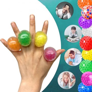 Fivejoy Spielball 3.5cm Mini Stress Balls für Kinder und Erwachsene (10 PCS) (Squishy Balls mit Wasser Perle, Squeeze Ball zu entspannen, konzentrieren, dekomprimieren, Angst Relief), für Autismus ADHS und mehr(Zufälliger Stil)