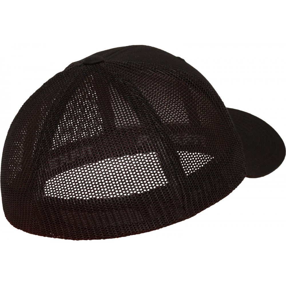 Flexfit Trucker Cap Mesh Trucker Cap - black - S-M (Packung) Flexfit-Technologie