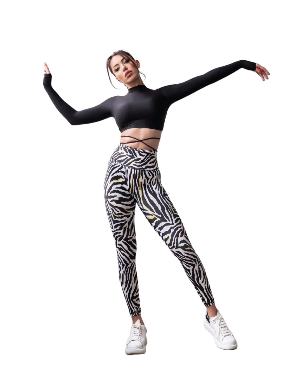Lismina Leggings Extra High Waist Leggings Atmungsaktiv, Elastischer Bund