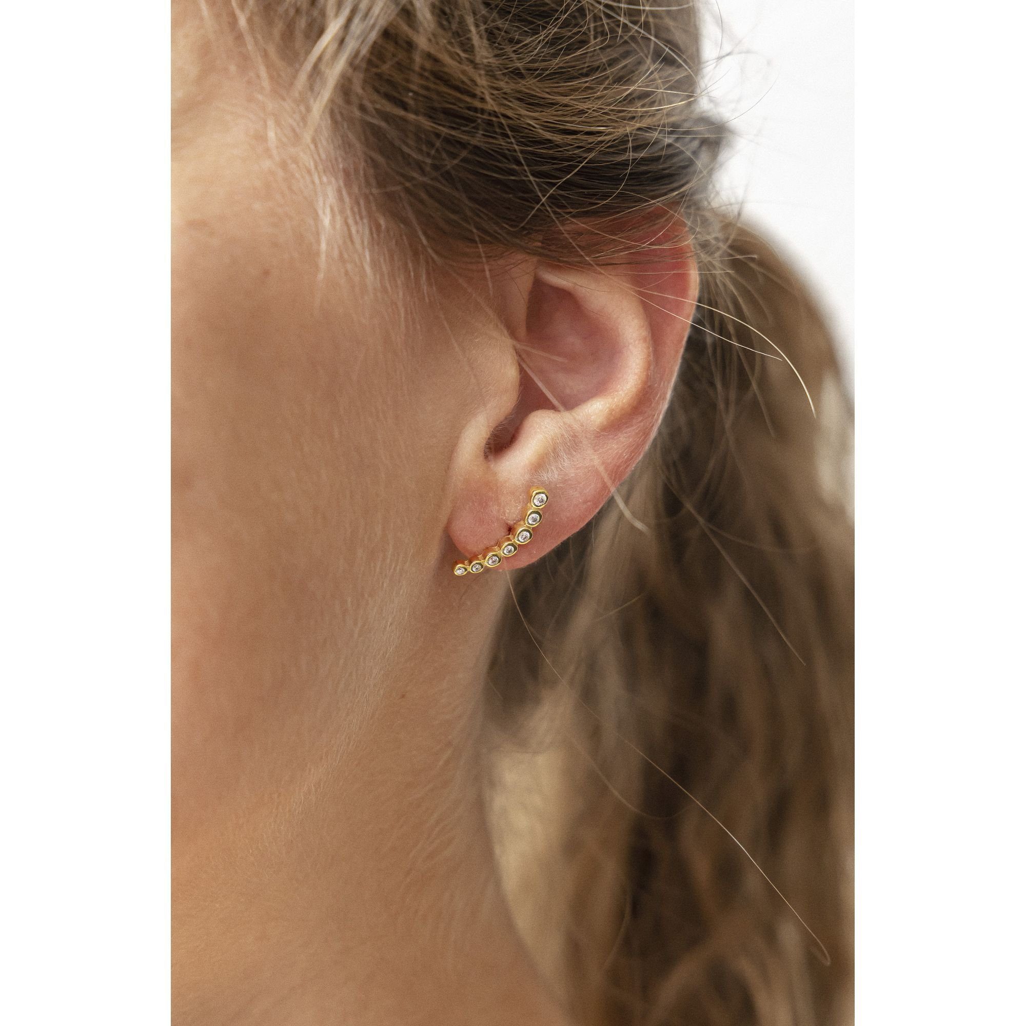 CELESTA Paar Ohrstecker 375/- Gelbgold Zirkonia