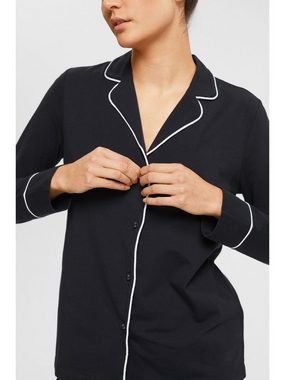 Esprit Pyjama Langer Jersey-Pyjama