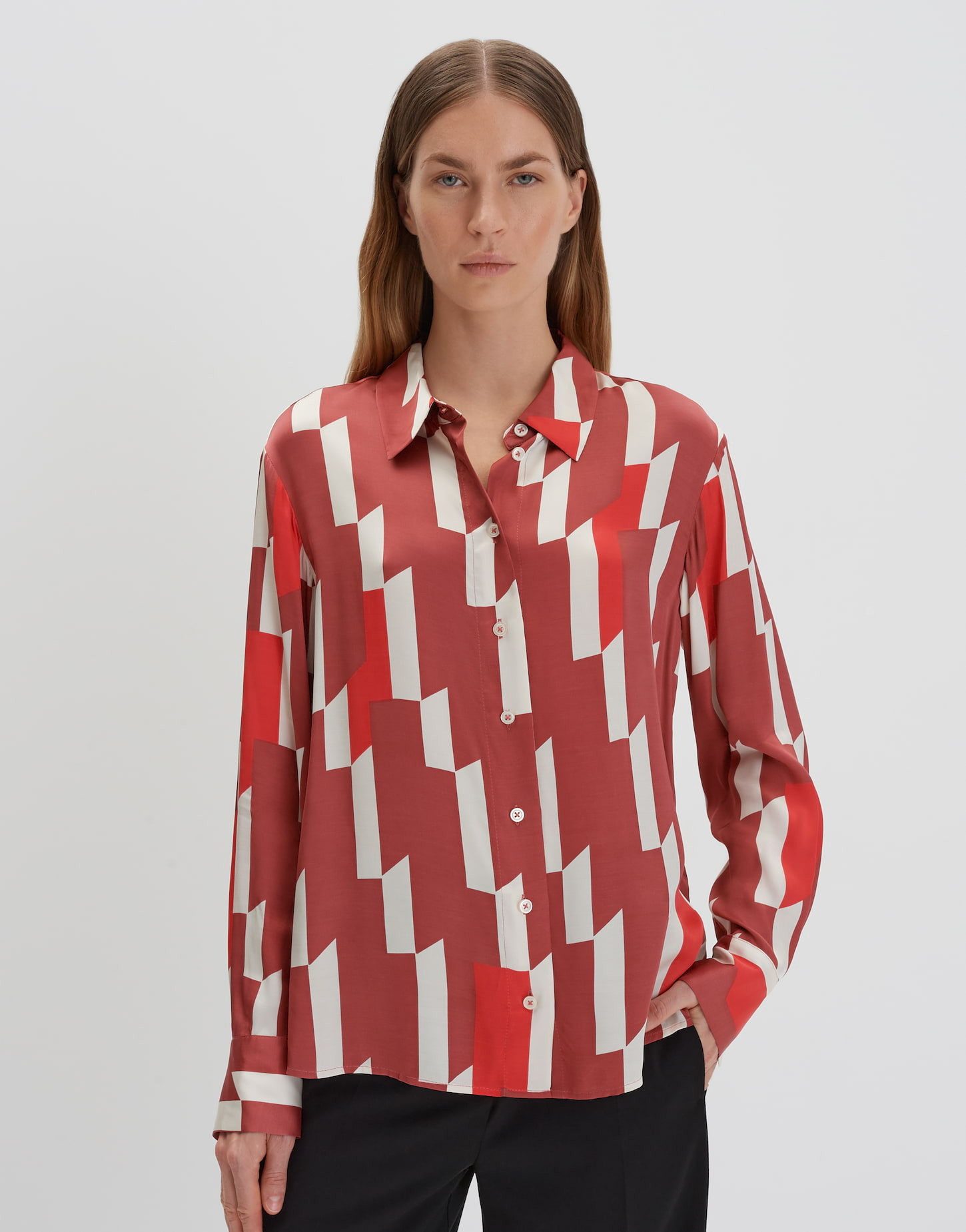 someday Satinbluse Printbluse ZINNOVA Loose in günstig online kaufen
