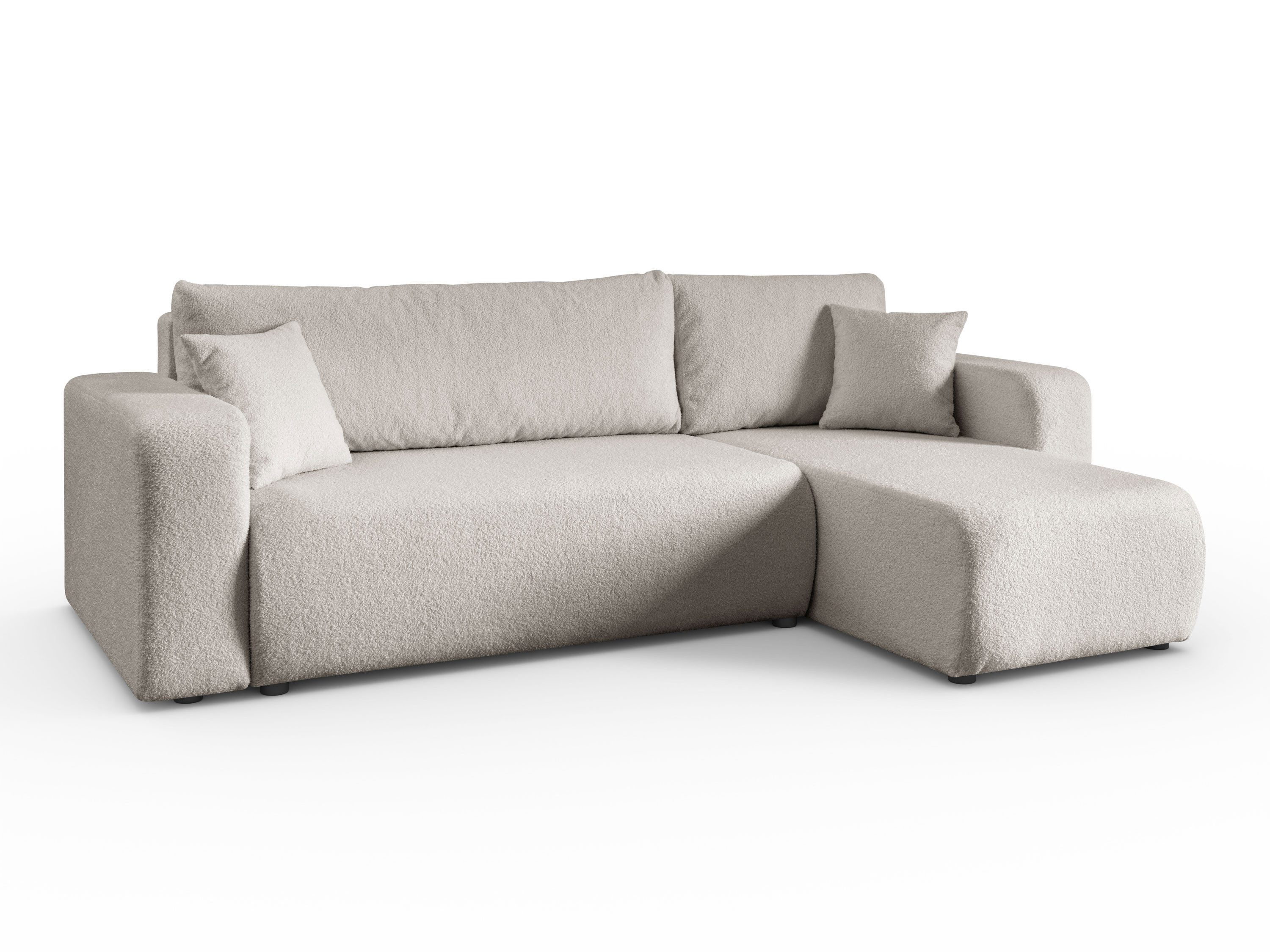 Lookway Ecksofa VESPO L – Moderne Wohnlandschaft in L-Form mit Schlaffunktion, 267x83x143 cm