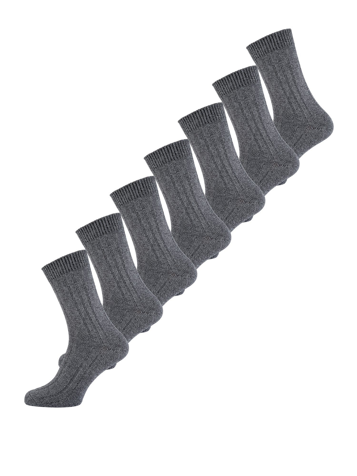 Socken Socke mittelgraumelange günstig (7-Paar) Warme Der Basicsocken uni Nur