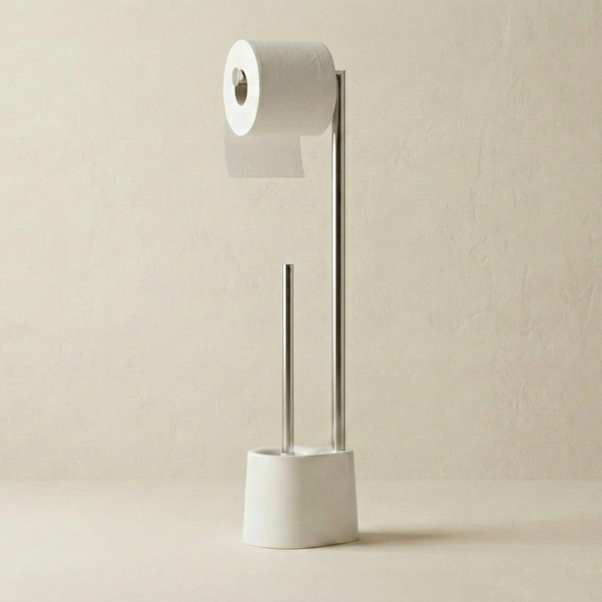 NUXIO WC-Reinigungsbürste WC-Garnitur mit Papierhalter STILK, 63 cm, Badezimmer in allen Wohnstilen, (WC-Bürste) – Bild 5 von 5