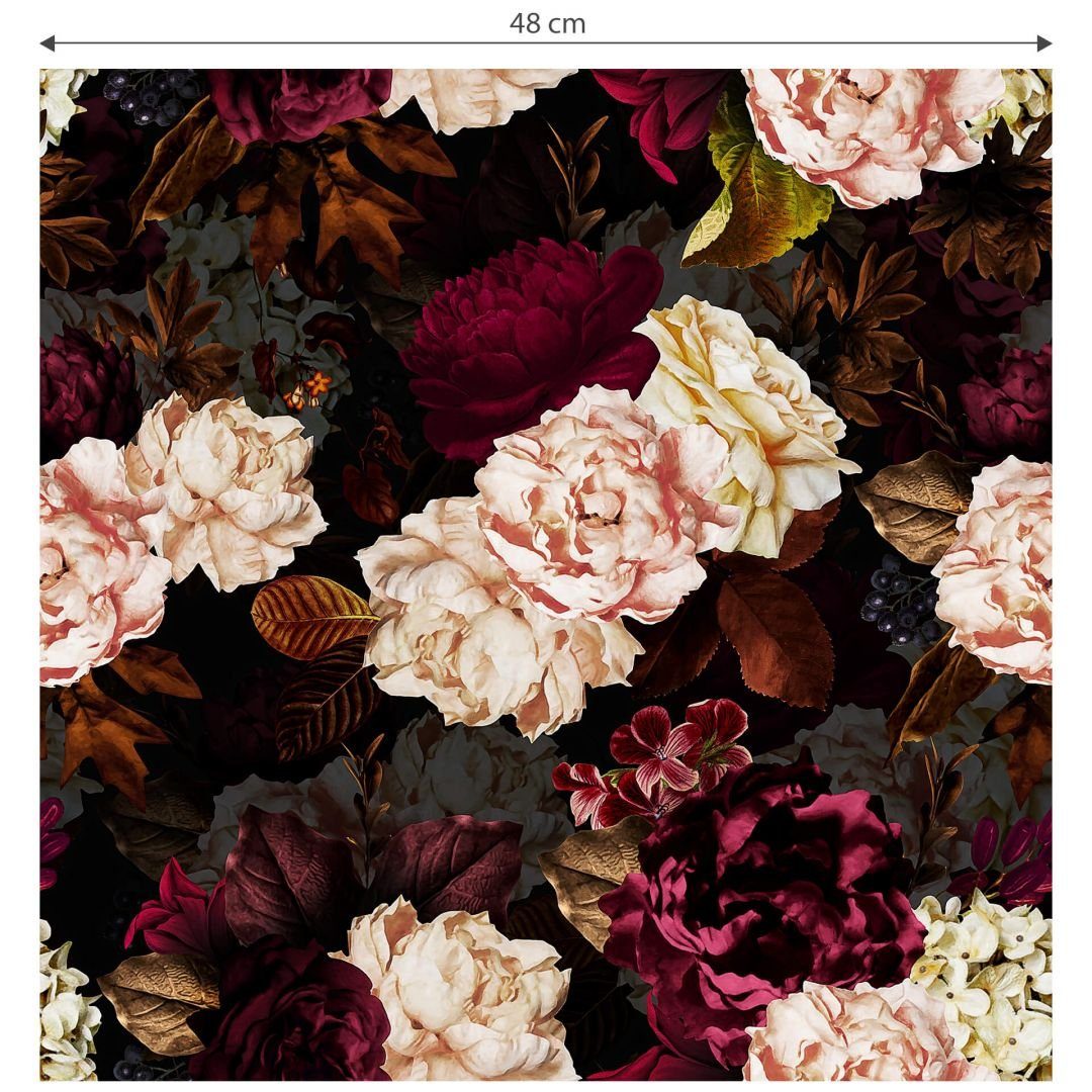 K&L Wall Art Mustertapete Vintage Rosentapete Blumen Vliestapete Natur Tape günstig online kaufen