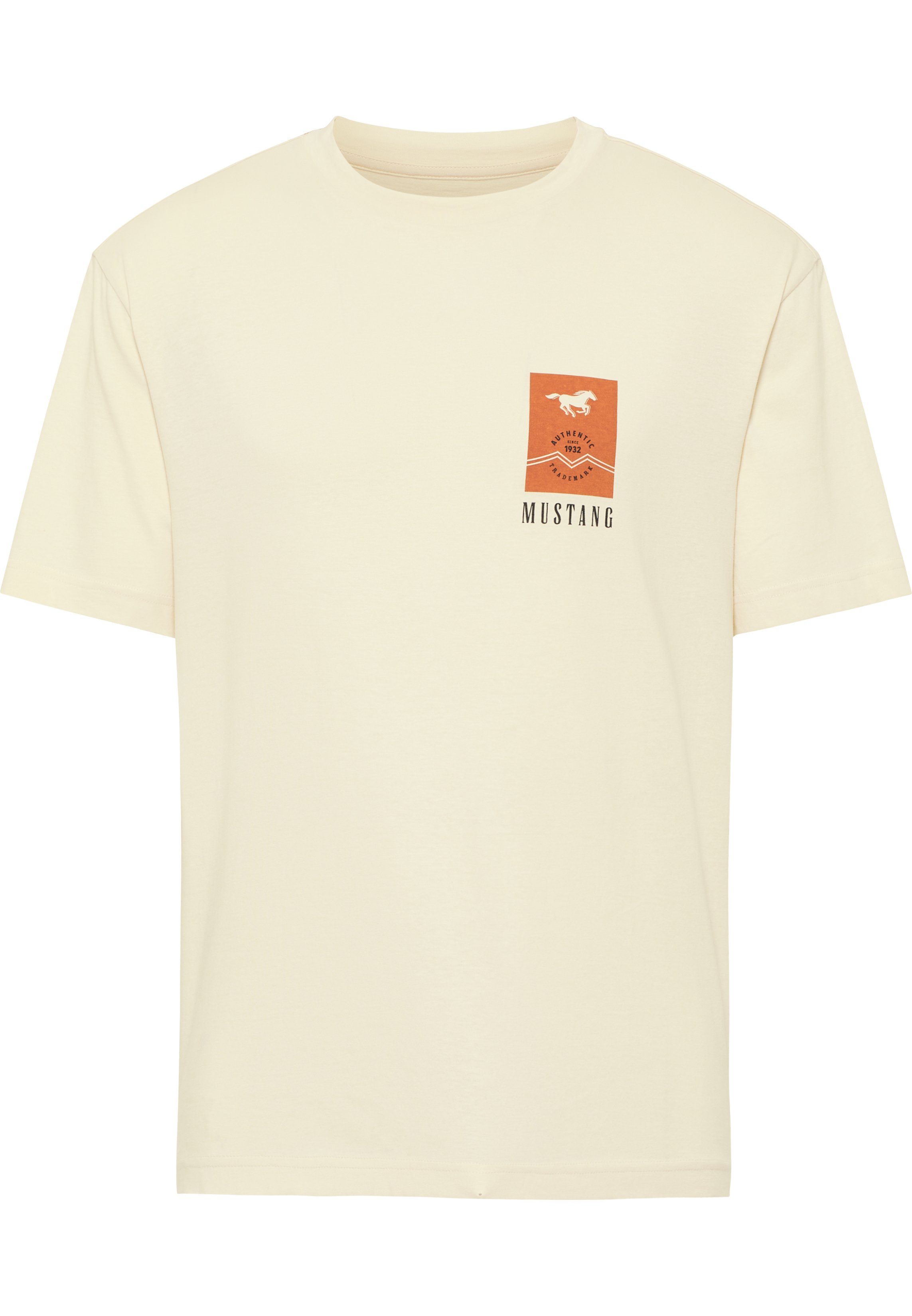 T-Shirt Aidan MUSTANG Mustang C natur Print Style