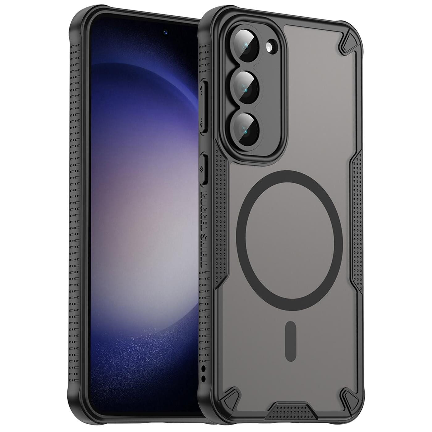 CoolGadget Handyhülle Defender Series Handy Hülle für Samsung Galaxy S23 6,1 Zoll, Magsafe TPU Schlicht Robust Schutzhülle für Galaxy S23 Hülle