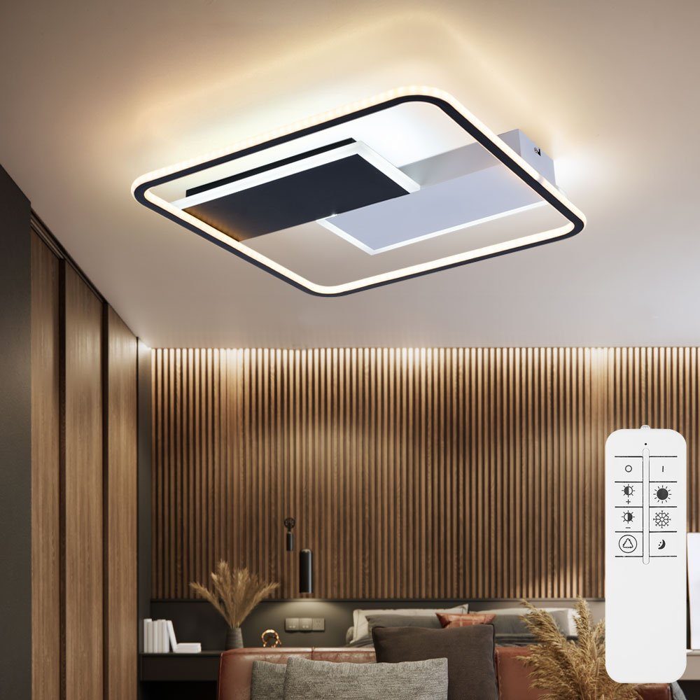 Warmweiß, Smartlight dimmbar Fernbedienung Wohnzimmerlampe Neutralweiß, LED LED Deckenleuchte, CCT Deckenleuchte fest LED-Leuchtmittel verbaut, Globo Kaltweiß, Tageslichtweiß,