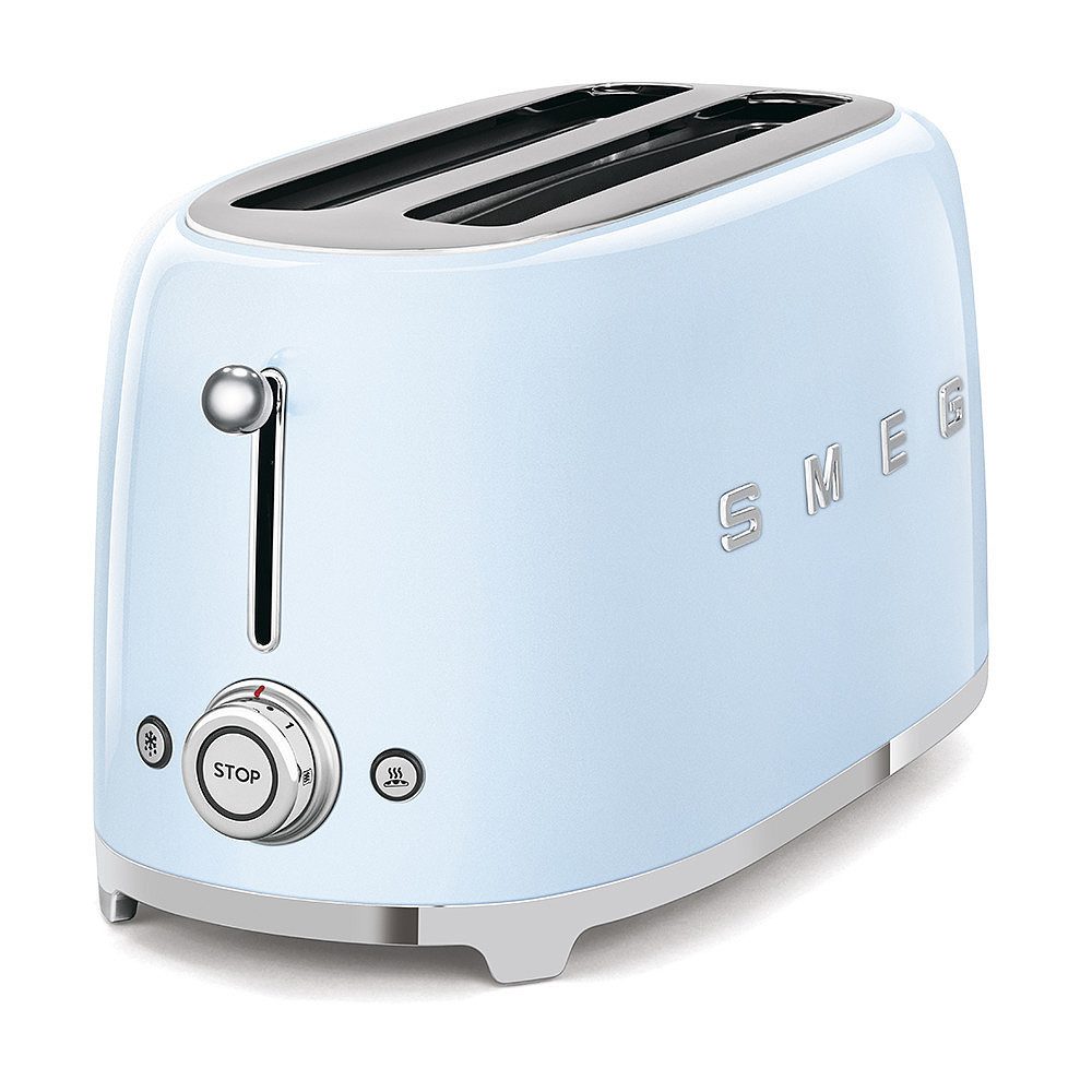 Smeg Toaster TSF02PBEU Toaster pastellblau, Breite Schlitze – Bild 2 von 5