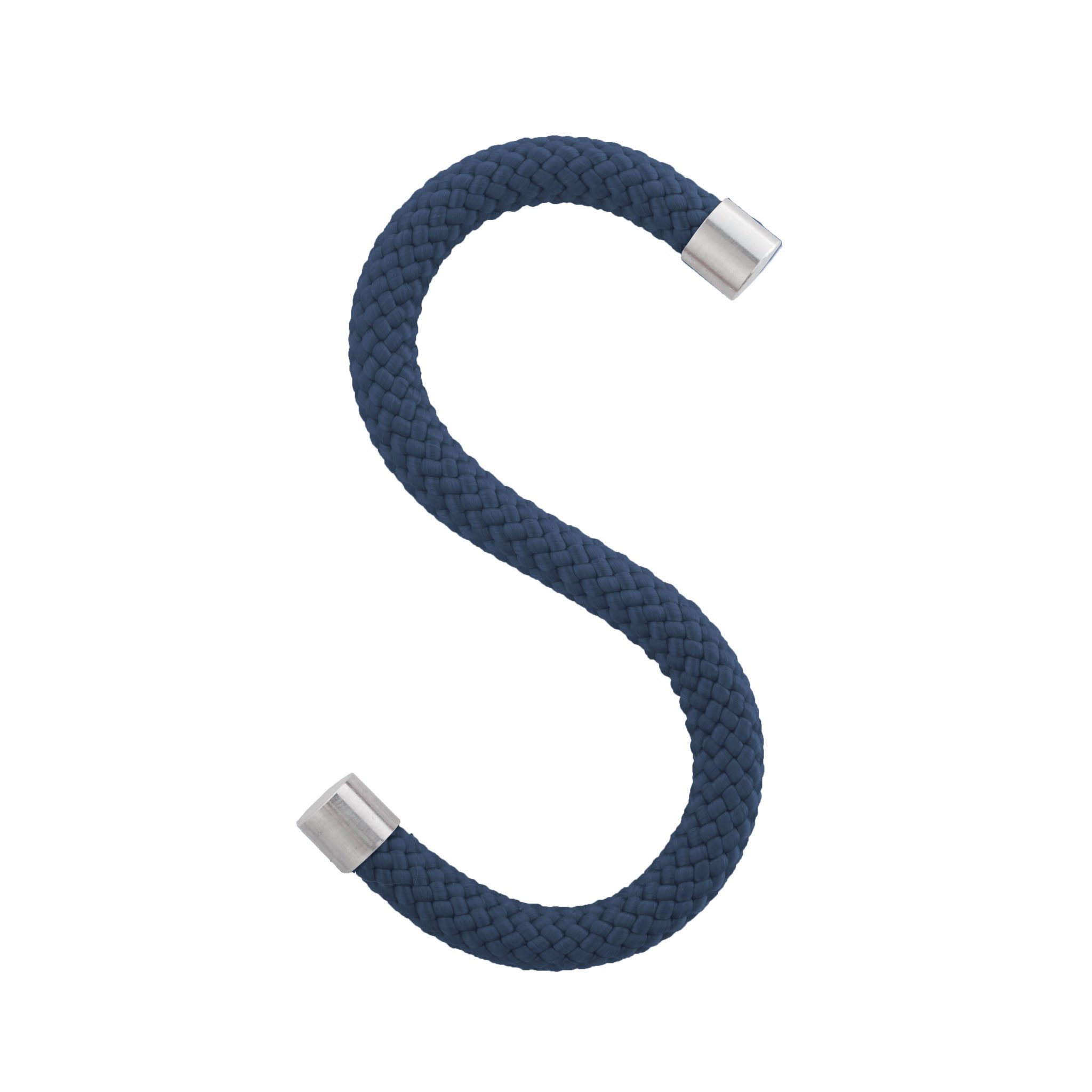 Peppermint Products S-Haken Loop HOOK Textil-S-Kleiderhaken Seil 5er Set blau