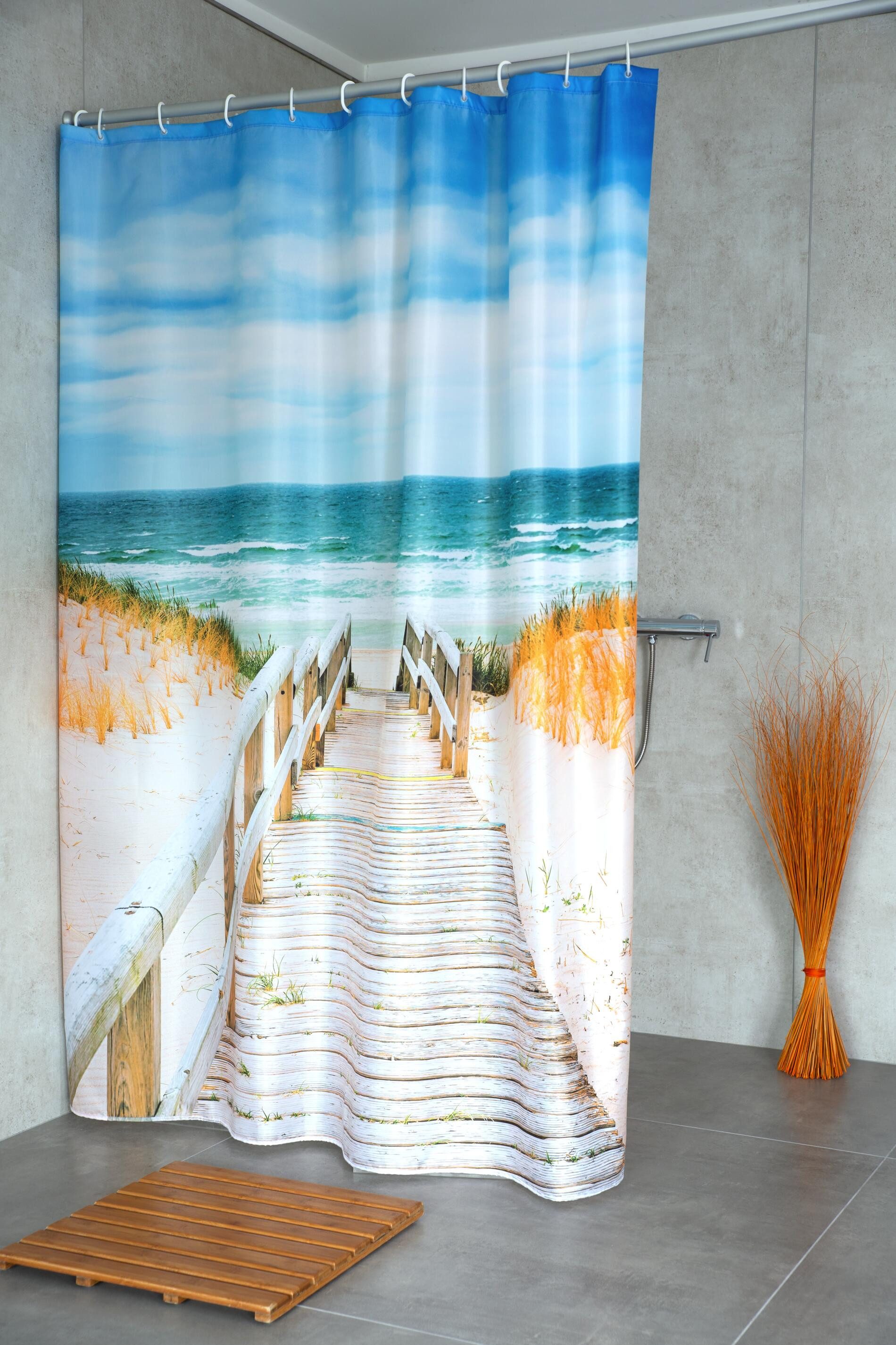 Ridder Duschvorhang Nordsee multicolor Breite 180 cm