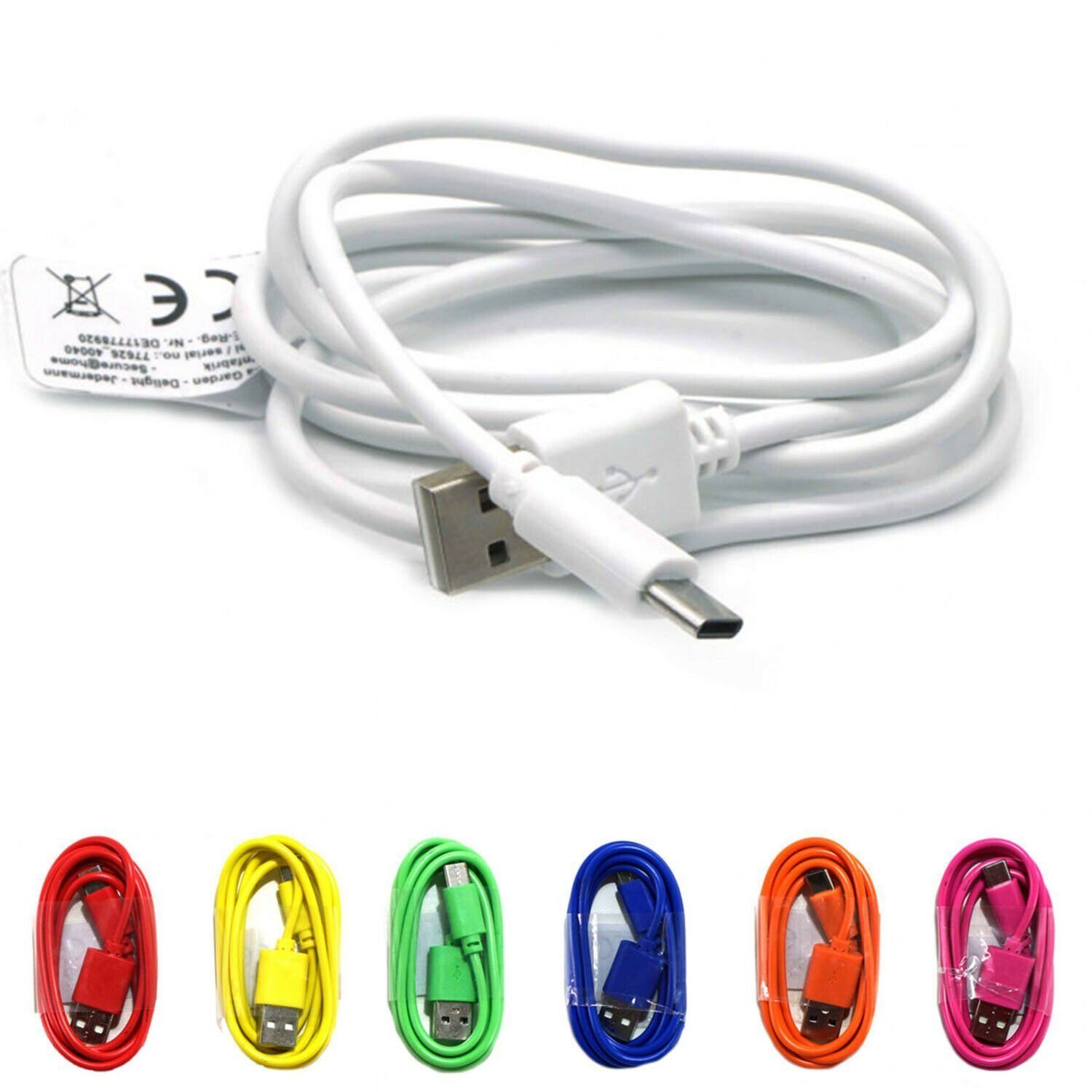 TSB Werk USB C Ladekabel Datenkabel Handykabel PC Kabel USB-Kabel, Computer, Typ-C, Kabel, Universal