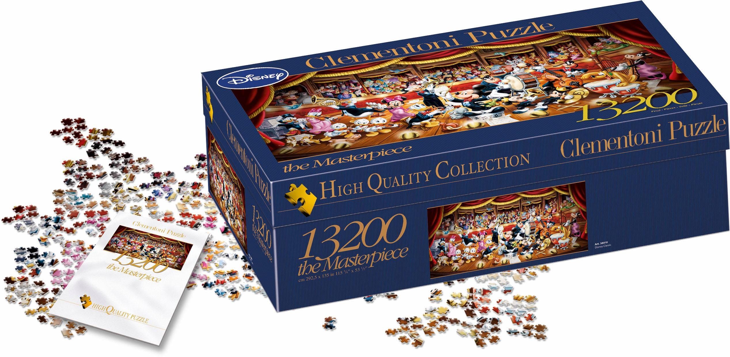 Clementoni® Puzzle Panorama High Quality Collection, Disney Orchester, 1320 günstig online kaufen