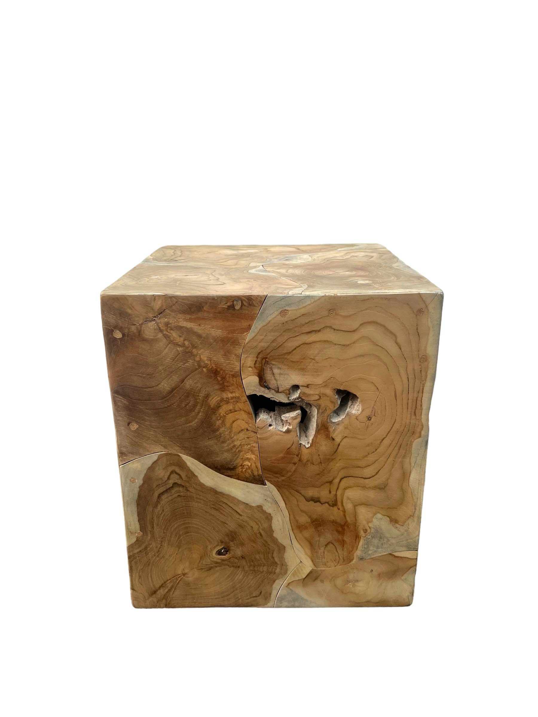Holzmosaik natürlichem FaHome - Beistelltisch Beistelltisch aus Handgefertigter Couchtisch