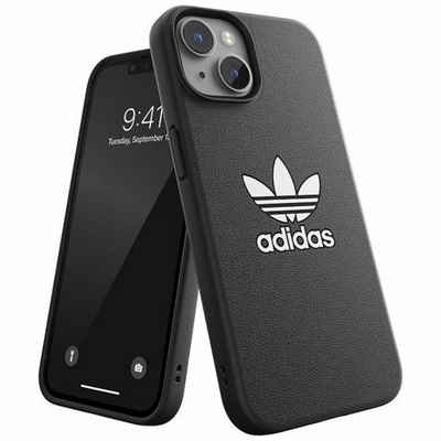 adidas Performance Handyhülle Case iPhone 14 schwarz Logo Kunststoff 50177 6,1 Zoll, Kantenschutz