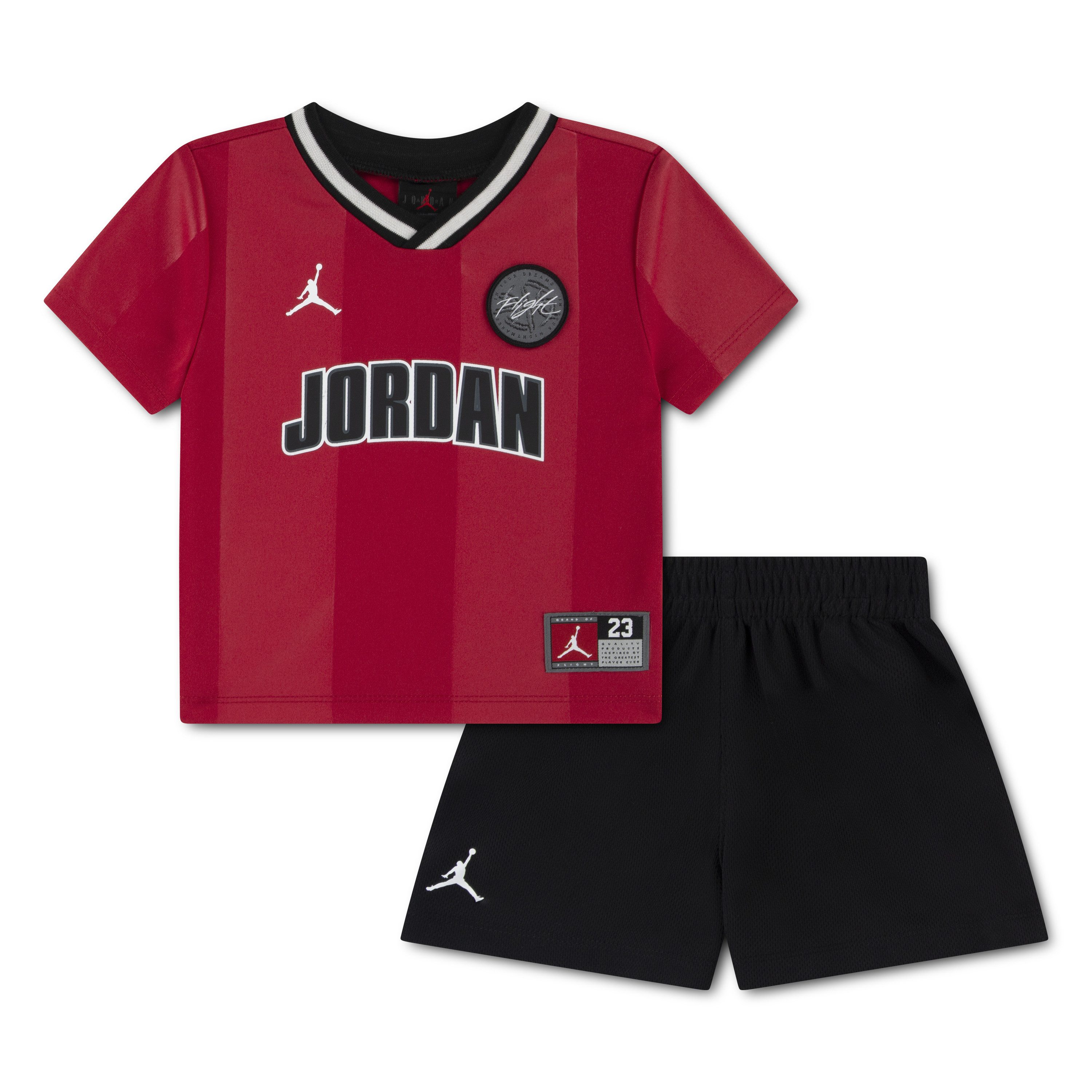 Jordan T-Shirt & Shorts für Kids Set-Artikel, für sportliche Aktivitäten, sportlicher Stil