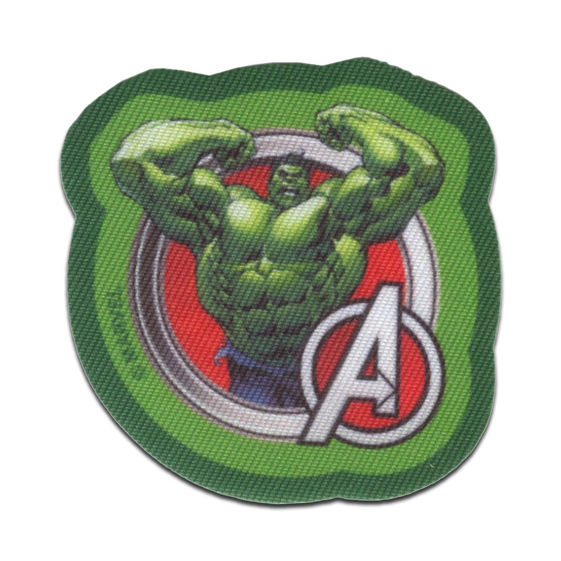 MARVEL Пластырь Bügelbild, Aufbügler, Applikationen, Patches, Flicken, zum aufbügeln, Polyester, Avengers Hulk Comic 1 - Größe: 6,2 x 6,1 cm