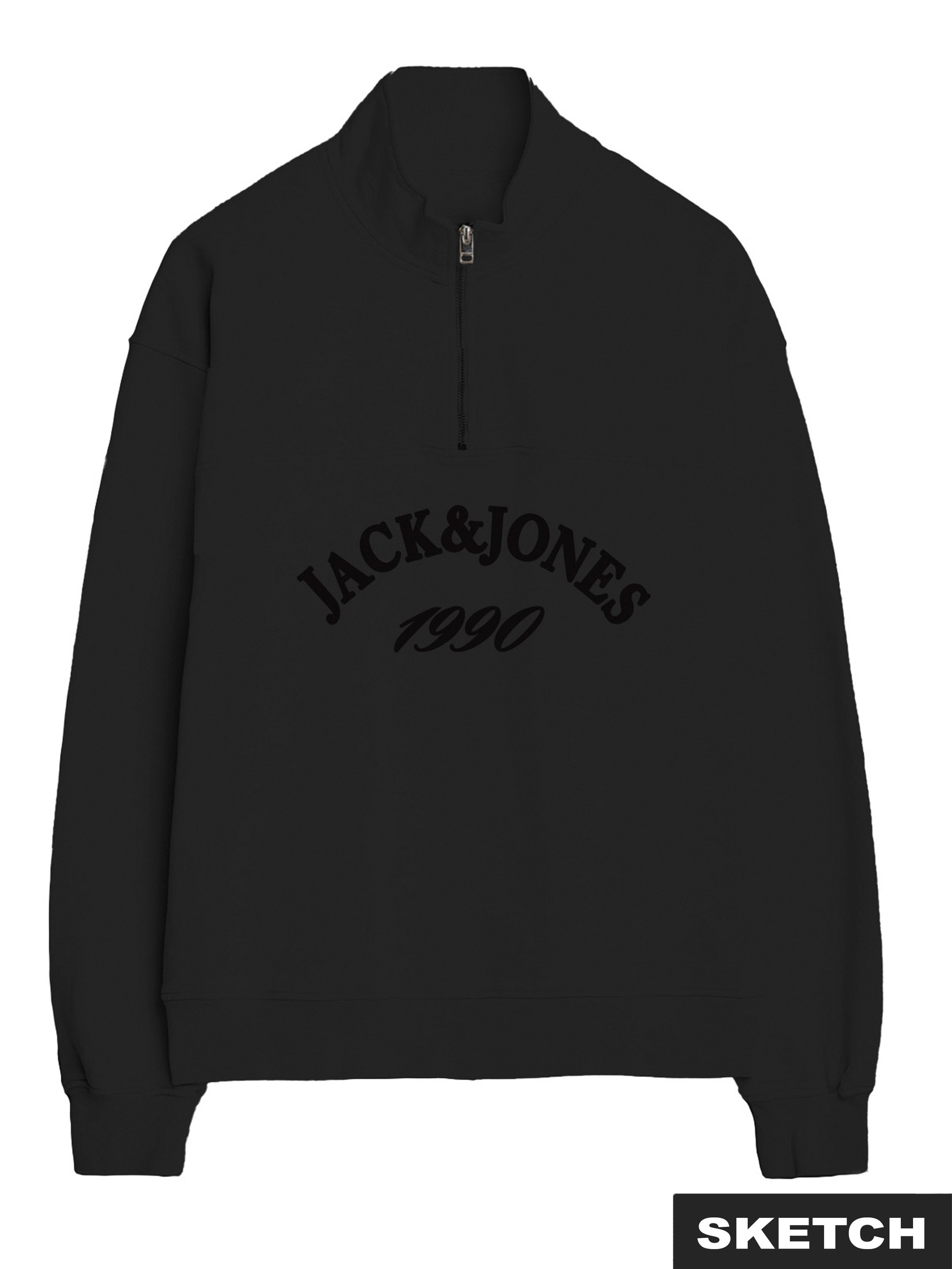 Jack & Jones Sweater JORBLEECKER BRANDING SWEAT HIGH NECK BF günstig online kaufen
