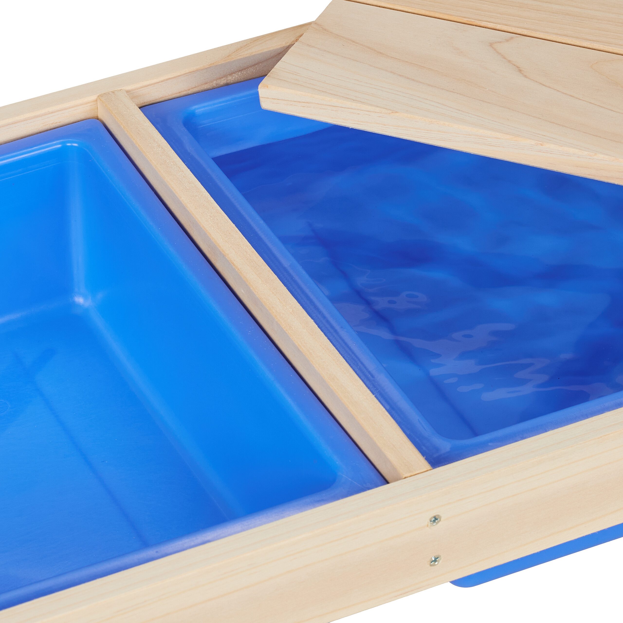 relaxdays children's seating set, wooden, with mud table