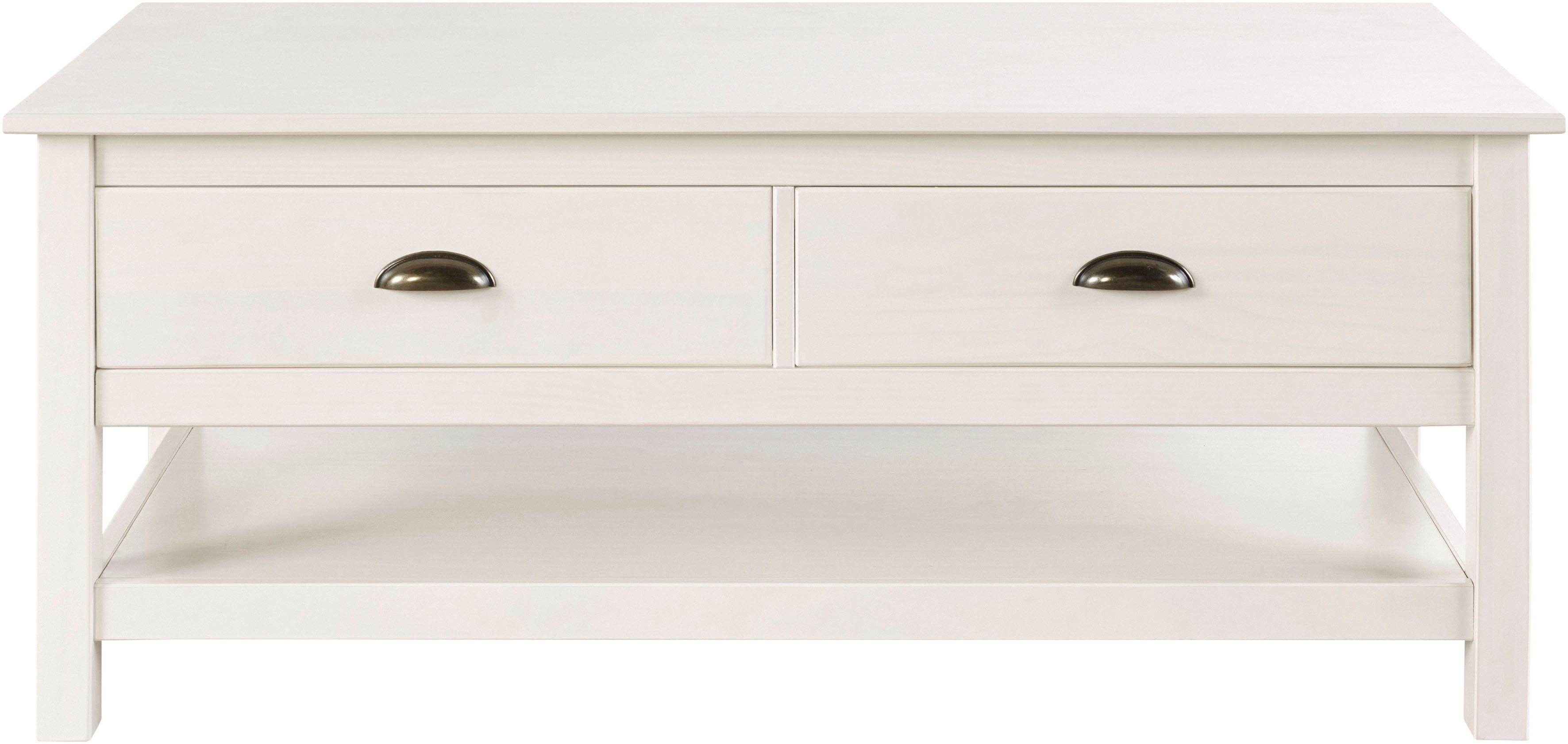 Home affaire Couchtisch Schröder, mit 2 Schubladen und 1 Einlegeboden, aus günstig online kaufen