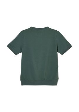 s.Oliver Sweatshirt T-Shirt aus leichtem Sweat Insert