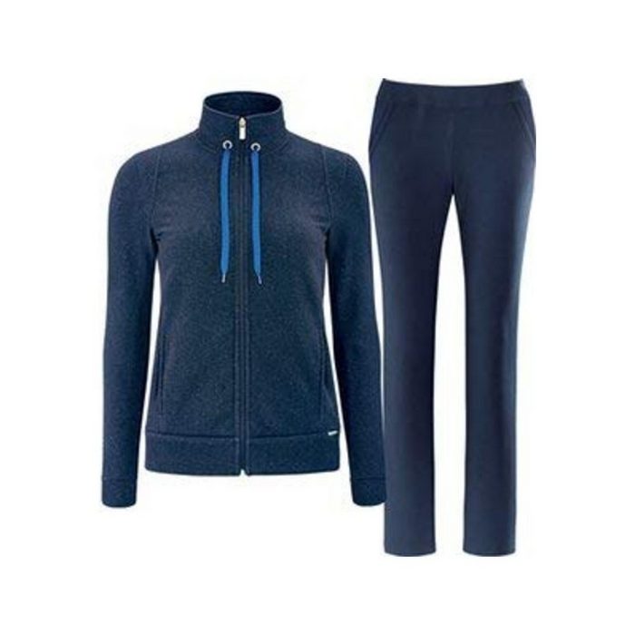 SCHNEIDER Sportswear Langarmshirt blau (1-tlg)