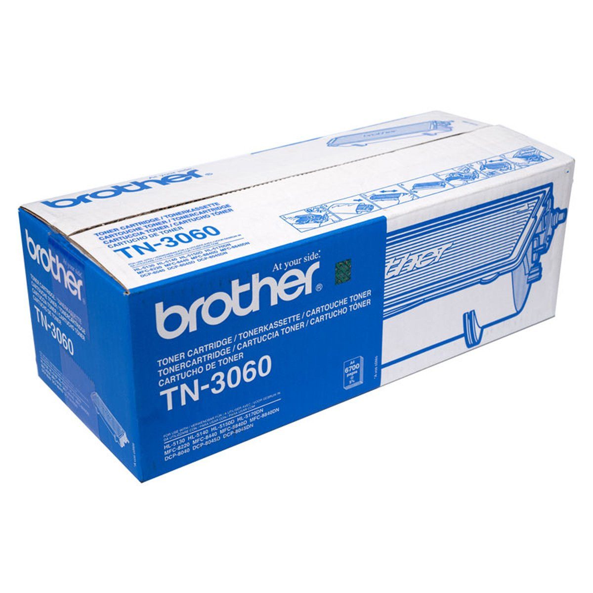 Schwarz Brother Toner TN3060 TN-3060 Brother Tonerkartusche